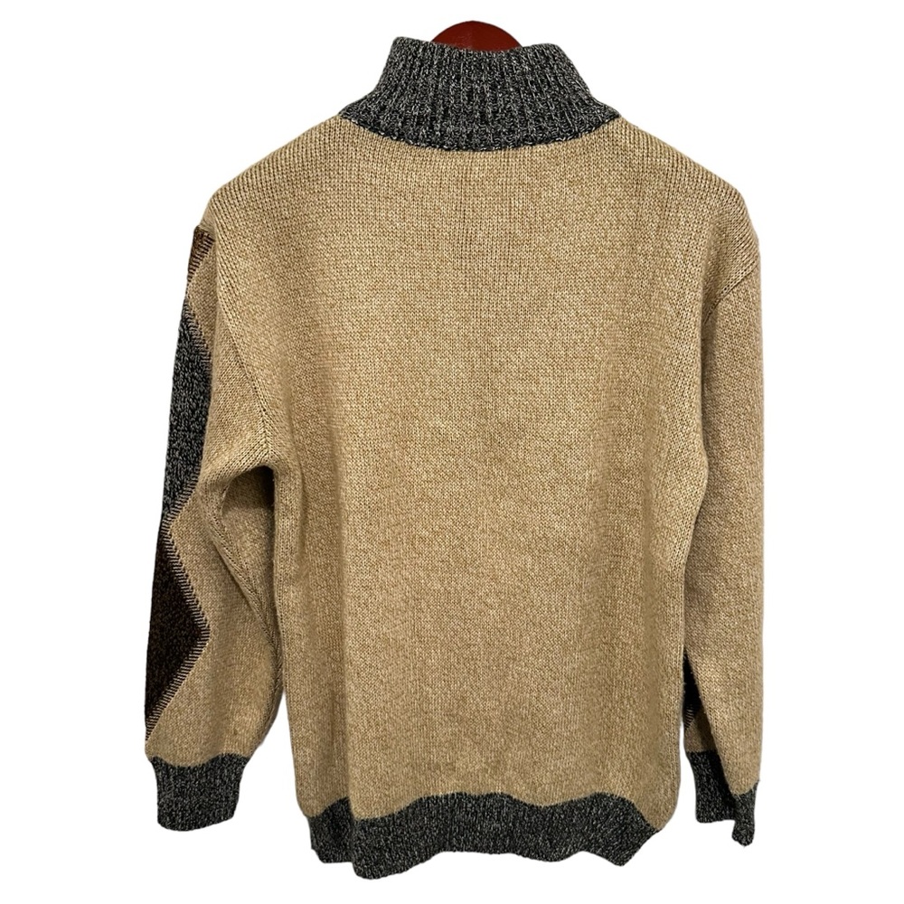 MGR Moda Gerace Wool Zip Neck Sweater - Picture 4 of 7